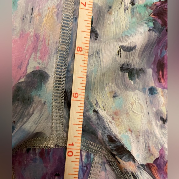 RBX Brush Stroke Paint Splatter Print Watercolor Colorful Leggings Sz S P SP - Picture 12 of 16